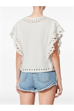 T-Shirt Odyle In Cotone Bianco MARANT ÉTOILE | TS0298FAD1N08E23EC